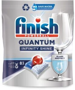 Finish Quantum Infinity Shine Vaatwastabletten - 83 Capsules