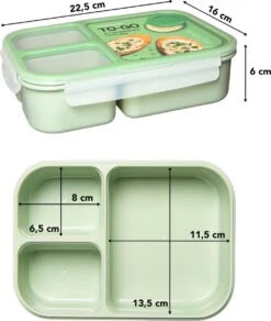 Lock&Lock Lunchbox - Bento Box - Salade Lunchbox - Met 3 Compartimenten - Met Dressing/Saus Bakje - Volwassenen En Kinderen - To Go - Lekvrij - BPA Vrij - 980 Ml - Groen 10 Lock&Lock Lunchbox - Bento Box - Salade Lunchbox - Met 3 Compartimenten - Met Dressing/Saus Bakje - Volwassenen En Kinderen - To Go - Lekvrij - BPA Vrij - 980 Ml - Groen -Levensrandproducten 1016x1200 2