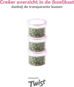 Lock&Lock Voorraadbussen - Vershoudbakjes - Bewaardozen Voedsel - Sausbakjes Met Deksel - Dressing Bakje - Kruidenpotjes - Babyvoeding Bewaarbakjes - 150 Ml - Rond - Luchtdicht - BPA Vrij - Set Van 6 Stuks -Levensrandproducten 1021x1200 4