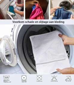 ForDig Wasnet Waszakjes (5 Stuks) Voor Lingerie En Fijne Was - Geschikt Voor Wasmachine - Met Rits - Wit -Levensrandproducten 1047x1200 1