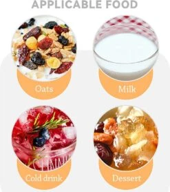 Deluqse Overnight Oats Potjes - Overnights Oats Beker - Set Van 3 - Oats Potjes - Overnight Oats Jar - Muesli Beker - Havermout Potjes -Levensrandproducten 1065x1200 1