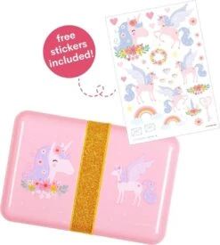 Broodtrommel / Lunch Box: Eenhoorn | A Little Lovely Company -Levensrandproducten 1078x1200