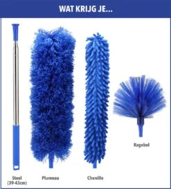 Telescopische Plumeau – Uitschuifbaar – Microvezel – Set Van 3 Opzetstukken – Stoffer – Ragebol 13 Telescopische Plumeau – Uitschuifbaar – Microvezel – Set Van 3 Opzetstukken – Stoffer – Ragebol -Levensrandproducten 1084x1200 2