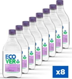 Ecover - Afwasmiddel - Lelie & Lotus - Voordeelverpakking 8 X 450 Ml