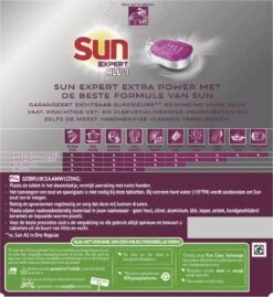 SUN® Sun Expert All-in 1 Vaatwastabletten - 60 Tabletten - Voordeelverpakking -Levensrandproducten 1100x1200