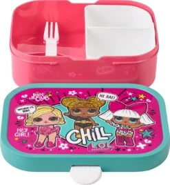 Mepal – Lunchset Campus (pu + Lb) – Pop-up Drinkfles En Broodtrommel Voor Kinderen – LOL Suprise – Bento Box – Lekvrij -Levensrandproducten 1106x1200