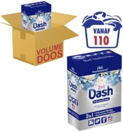 Dash 2 In 1 Lotusbloem En Lelie Waspoeder - XL Pack - 110 Wasbeurten -Levensrandproducten 1131x1200