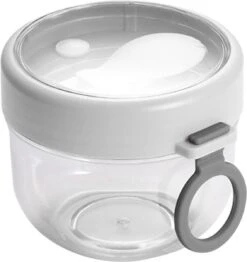 Deluqse Overnight Oats Potjes - Overnights Oats Beker - Set Van 3 - Oats Potjes - Overnight Oats Jar - Muesli Beker - Havermout Potjes -Levensrandproducten 1133x1200 3