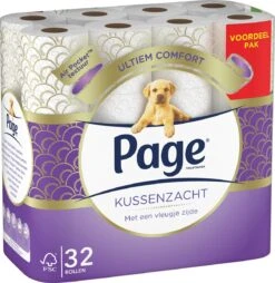 Page Toiletpapier - 32 Rollen - Kussenzacht Wc Papier (3-laags) - Voordeelverpakking -Levensrandproducten 1166x1200 3