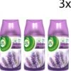 Air Wick Freshmatic Automatische Spray Luchtverfrisser - Paarse Lavendel Navulling - 3 Stuks - Voordeelverpakking