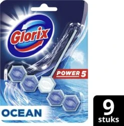 Glorix Power 5 Toiletblokken - Ocean - 9 Stuks - Halfjaarbox - Voordeelverpakking -Levensrandproducten 1180x1200 6
