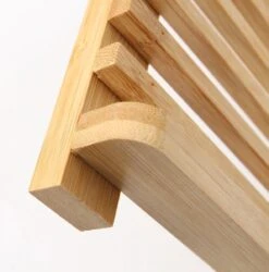 Merkloos Decopatent® Afdruiprek Voor Afwas - Bamboe - Hout - Inklapbaar Afdruiprek - Afwasrekje Inclusief Bestekhouder - Afwas Druiprek -Levensrandproducten 1184x1200