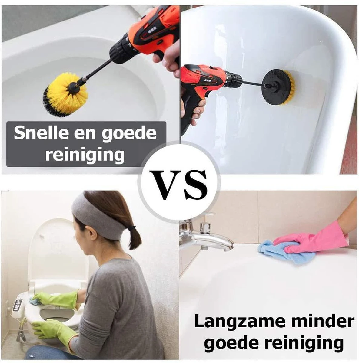 ESSIBLE Schrobborstel - Polypropyleen - Borstel Boormachine - Schrobborstel - Schuurborstel - Automatische Reiniging - 3 Delige Borstelset Voor Boormachine 5 ESSIBLE Schrobborstel - Polypropyleen - Borstel Boormachine - Schrobborstel - Schuurborstel - Automatische Reiniging - 3 Delige Borstelset Voor Boormachine - Afbeelding 5