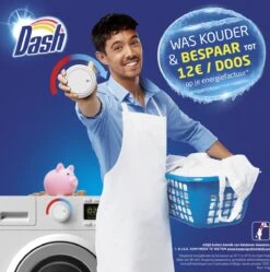 Dash All In 1 Wasmiddel Pods - Oceaanrust Wascapsules - Voordeelverpakking 3 X 40 Wasbeurten -Levensrandproducten 1189x1200