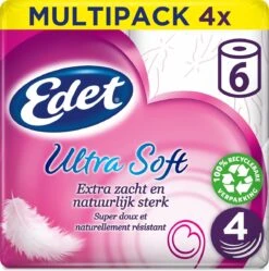 Edet Ultra Soft - 4-laags Wc Papier - 4 X 6 Rollen -Levensrandproducten 1189x1200 3