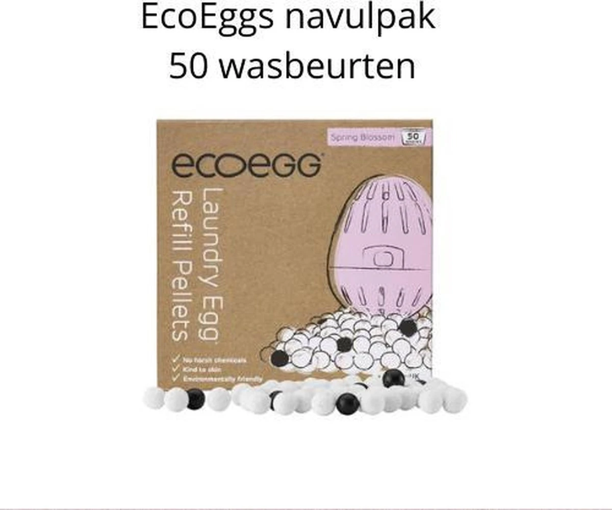 EcoEgg - Navul Eco-egg Wasbol - Refill Ecoegg Spring Bloesem - Vegan - Zuinig Wassen - Milieuvriendelijk Wassen - Propere Eco Wassen - 50 X Goedkoop Wassen 2 EcoEgg - Navul Eco-egg Wasbol - Refill Ecoegg Spring Bloesem - Vegan - Zuinig Wassen - Milieuvriendelijk Wassen - Propere Eco Wassen - 50 X Goedkoop Wassen - Afbeelding 2