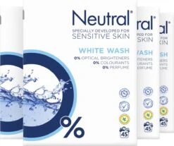 Neutral Waspoeder Wit Parfumvrij - 4x45 Wasbeurten - Voordeelverpakking 9 Neutral Waspoeder Wit Parfumvrij - 4x45 Wasbeurten - Voordeelverpakking -Levensrandproducten 1200x1005