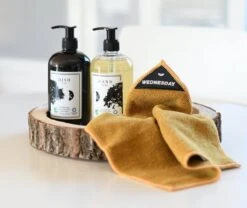 Klud Vaatdoek Set - 7 Dagen - Curry -Levensrandproducten 1200x1012 2