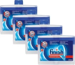 Finish Integrale Machinereiniger Regular Vaatwasser - 4x 250 ML - Voordeelverpakking -Levensrandproducten 1200x1037