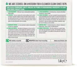 Ecover - Vaatwastabletten Classic - 70 Tabs -Levensrandproducten 1200x1040 1