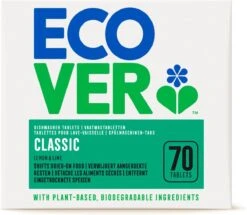 Ecover - Vaatwastabletten Classic - 70 Tabs -Levensrandproducten 1200x1043