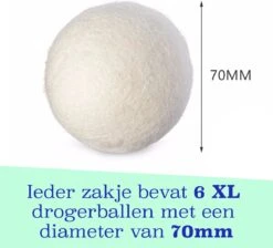 Casa Calma Drogerballen (6 Stuks) - Inclusief Opbergzakje - 100% Natuurlijk Schapenwol - Droger Ballen - Zero Waste Wasverzachter Bollen - Energiebesparend Drogen Met Droogbollen - Dryer Balls - Diervriendelijk & Milieuvriendelijk - Energie Besparen 11 Casa Calma Drogerballen (6 Stuks) - Inclusief Opbergzakje - 100% Natuurlijk Schapenwol - Droger Ballen - Zero Waste Wasverzachter Bollen - Energiebesparend Drogen Met Droogbollen - Dryer Balls - Diervriendelijk & Milieuvriendelijk - Energie Besparen -Levensrandproducten 1200x1090 1