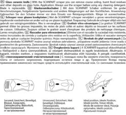 Scanpart Kookplaat Schraper - Schraapijzer - Radeermes - Voor Alle Glazen Kookplaten - Zoals Keramische Inductie En Halogeen Kookplaten - Kunststof - Vervangbaar Mesje - Krasvrij -Levensrandproducten 1200x1097