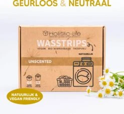 Wasmiddeldoekjes - Ongeparfumeerd Wasstrips 64 Wasbeurten – Wasmiddel Wasdoekjes - Natuurlijke Wasverzachter – Vegan – Zero Waste -Levensrandproducten 1200x1100 1