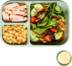 Lock&Lock Lunchbox - Bento Box - Salade Lunchbox - Met 3 Compartimenten - Met Dressing/Saus Bakje - Volwassenen En Kinderen - To Go - Lekvrij - BPA Vrij - 980 Ml - Groen 8 Lock&Lock Lunchbox - Bento Box - Salade Lunchbox - Met 3 Compartimenten - Met Dressing/Saus Bakje - Volwassenen En Kinderen - To Go - Lekvrij - BPA Vrij - 980 Ml - Groen -Levensrandproducten 1200x1103 1