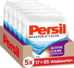 Persil® Persil Megaperls Color Waspoeder - Poeder Wasmiddel - Voordeelverpakking - 5 X 17 Wasbeurten