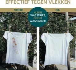 Wasmiddeldoekjes - Ongeparfumeerd Wasstrips 64 Wasbeurten – Wasmiddel Wasdoekjes - Natuurlijke Wasverzachter – Vegan – Zero Waste -Levensrandproducten 1200x1111