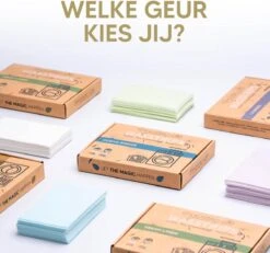 Wasmiddeldoekjes - Ongeparfumeerd Wasstrips 64 Wasbeurten – Wasmiddel Wasdoekjes - Natuurlijke Wasverzachter – Vegan – Zero Waste -Levensrandproducten 1200x1123
