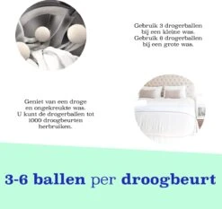 Casa Calma Drogerballen (6 Stuks) - Inclusief Opbergzakje - 100% Natuurlijk Schapenwol - Droger Ballen - Zero Waste Wasverzachter Bollen - Energiebesparend Drogen Met Droogbollen - Dryer Balls - Diervriendelijk & Milieuvriendelijk - Energie Besparen 10 Casa Calma Drogerballen (6 Stuks) - Inclusief Opbergzakje - 100% Natuurlijk Schapenwol - Droger Ballen - Zero Waste Wasverzachter Bollen - Energiebesparend Drogen Met Droogbollen - Dryer Balls - Diervriendelijk & Milieuvriendelijk - Energie Besparen -Levensrandproducten 1200x1132