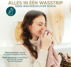 Wasmiddeldoekjes - Ongeparfumeerd Wasstrips 64 Wasbeurten – Wasmiddel Wasdoekjes - Natuurlijke Wasverzachter – Vegan – Zero Waste -Levensrandproducten 1200x1142
