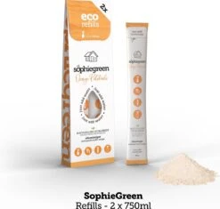SophieGreen Voorjaarspakket; Allesreiniger + Keukenreiniger - 2x 750ml + Navullingen + Sopje Allesreiniger 100g -Levensrandproducten 1200x1142 4