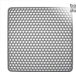 BODO Gootsteenmat Siliconen Donker Grijs - 30.5 X 30.5 Cm - Keuken Accessoires - Gootsteen Beschermer - Onderzetters Siliconen - Anti Kras - Gootsteen Accessoires