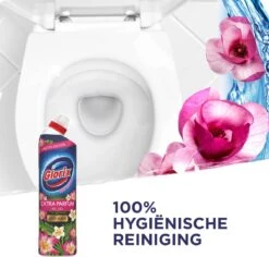 Glorix WC Powergel Toiletreiniger Pink Flower - 6 X 750 Ml - Voordeelverpakking -Levensrandproducten 1200x1147 7