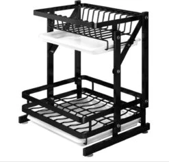 Doogo® Afdruiprek Met Lekbak 2 Laags – Inklapbaar - Muur Hangen Mogelijke - Afwasrek – Met 2 Lekbakken – Extra Accessories Voor Servies En Snijplanken - RVS 12 Doogo® Afdruiprek Met Lekbak 2 Laags – Inklapbaar - Muur Hangen Mogelijke - Afwasrek – Met 2 Lekbakken – Extra Accessories Voor Servies En Snijplanken - RVS -Levensrandproducten 1200x1152 2