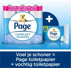Page Vochtig Toiletpapier - 6 X 74 Stuks - Compleet Schoon Maxi Vochtig Wc Papier - Voordeelverpakking -Levensrandproducten 1200x1156 8
