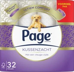 Page Toiletpapier - 32 Rollen - Kussenzacht Wc Papier (3-laags) - Voordeelverpakking -Levensrandproducten 1200x1167 2