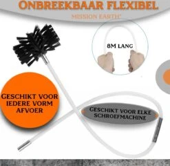 Schoorsteenveegset - 8 Meter - 2 Borstelkoppen - Professioneel - Schoorsteen Borstel - Veegkit - Haardset Voor Houtkachel - Flexibel - Schoorsteenveger - Pelletkachel Accessoires - Schoorsteen Reiniger - Geschikt Voor Boormachines 11 Schoorsteenveegset - 8 Meter - 2 Borstelkoppen - Professioneel - Schoorsteen Borstel - Veegkit - Haardset Voor Houtkachel - Flexibel - Schoorsteenveger - Pelletkachel Accessoires - Schoorsteen Reiniger - Geschikt Voor Boormachines -Levensrandproducten 1200x1167 4
