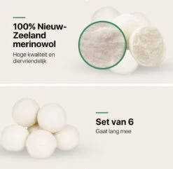 Tenify 6 XL Drogerballen + Extra Lavendel Olie - Wasbollen - Duurzaam - Schaapswol - Wasverzachter - Wasdrogerballen - Herbruikbare Droogballen - Energie Besparen 13 Tenify 6 XL Drogerballen + Extra Lavendel Olie - Wasbollen - Duurzaam - Schaapswol - Wasverzachter - Wasdrogerballen - Herbruikbare Droogballen - Energie Besparen -Levensrandproducten 1200x1169 3