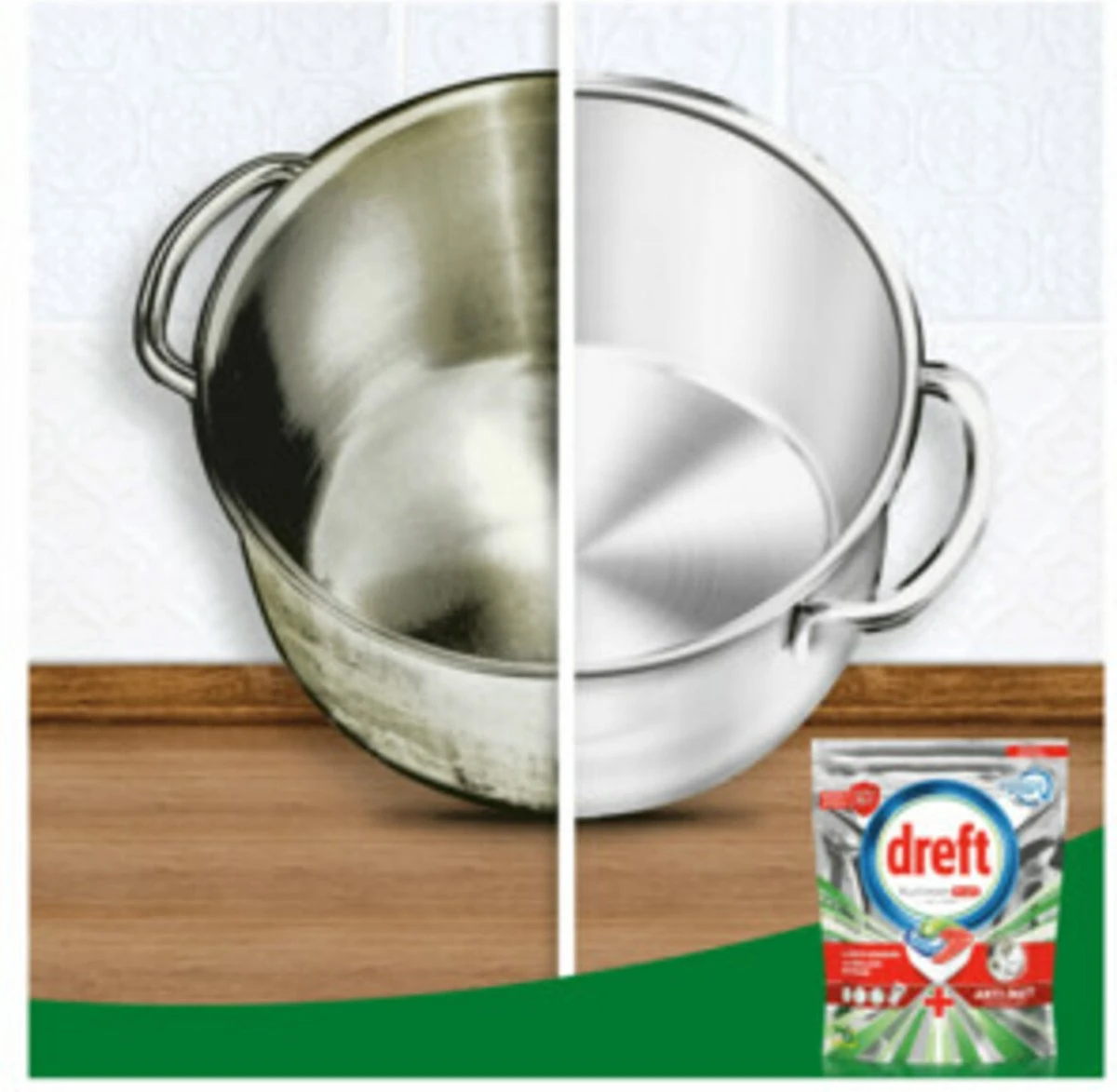 Dreft Platinum Plus All In One Deep Clean - Vaatwastabletten - Voordeelverpakking 5 X 16 Stuks 4 Dreft Platinum Plus All In One Deep Clean - Vaatwastabletten - Voordeelverpakking 5 X 16 Stuks - Afbeelding 4