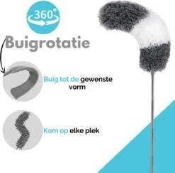 VAIVE Plumeau Uitschuifbaar - Stoffer - Duster - Ragebol Met Telescoopsteel -Levensrandproducten 1200x1179 2