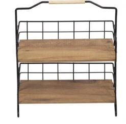 Metalen Keuken Etagere 2 Laags Van Naturn Living | Keuken Opbergrek | Kruidenpotjes Rek | Kruiden Organizer | Keuken Rek Specerijen | Mat Zwart -Levensrandproducten 1200x1179 5