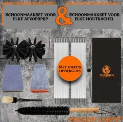 Schoorsteenveegset - 8 Meter - 2 Borstelkoppen - Professioneel - Schoorsteen Borstel - Veegkit - Haardset Voor Houtkachel - Flexibel - Schoorsteenveger - Pelletkachel Accessoires - Schoorsteen Reiniger - Geschikt Voor Boormachines 10 Schoorsteenveegset - 8 Meter - 2 Borstelkoppen - Professioneel - Schoorsteen Borstel - Veegkit - Haardset Voor Houtkachel - Flexibel - Schoorsteenveger - Pelletkachel Accessoires - Schoorsteen Reiniger - Geschikt Voor Boormachines -Levensrandproducten 1200x1189 10