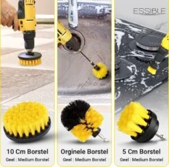 ESSIBLE Borstelboor - Set 20 Stuks - Schrobborstel - Polypropyleen - Borstel Boormachine - Schrobborstel - Schuurborstel - Automatische Reiniging - 20 Delige Borstelset Voor Boormachine -Levensrandproducten 1200x1189 11
