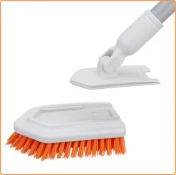 Merkloos Badkamer Reinigingsborstel - Badkamerschrobborstel - Reinigingsborstel - Met Afneembare Telescopische Handgreep En 180° Verstelbare Gezamenlijke Reinigingsborstel - Lange Steel 107 Cm -Levensrandproducten 1200x1196 10