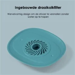 Heuts Goods - Gootsteenzeef - Gootsteenstop - Afvoerzeef - Afvoerstop - Spoelbal - Bad - Douchebak - Keuken - Wasbak - Badkuip - Siliconen - Donkerblauw -Levensrandproducten 1200x1196 4