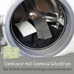 Cosmeau Zwart Donkere Was Color Protect Wasstrips 30 Wasbeurten Wasvellen Sheets Eco Laundry Strips -Levensrandproducten 1200x1200 111